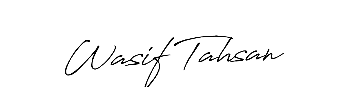 It looks lik you need a new signature style for name Wasif Tahsan. Design unique handwritten (Antro_Vectra_Bolder) signature with our free signature maker in just a few clicks. Wasif Tahsan signature style 7 images and pictures png