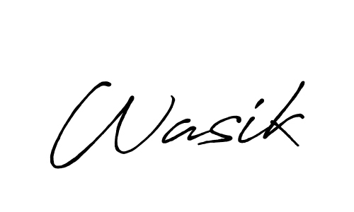 The best way (Antro_Vectra_Bolder) to make a short signature is to pick only two or three words in your name. The name Wasik include a total of six letters. For converting this name. Wasik signature style 7 images and pictures png