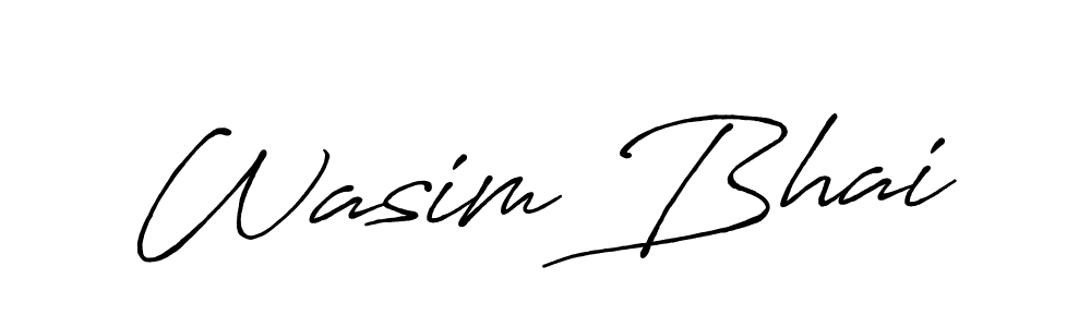 Here are the top 10 professional signature styles for the name Wasim Bhai. These are the best autograph styles you can use for your name. Wasim Bhai signature style 7 images and pictures png