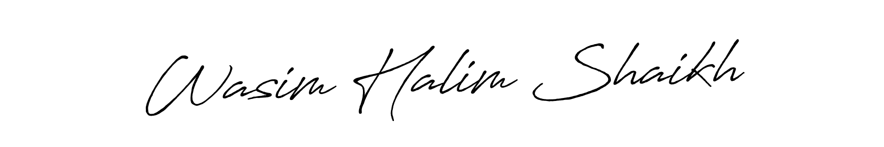 Here are the top 10 professional signature styles for the name Wasim Halim Shaikh. These are the best autograph styles you can use for your name. Wasim Halim Shaikh signature style 7 images and pictures png