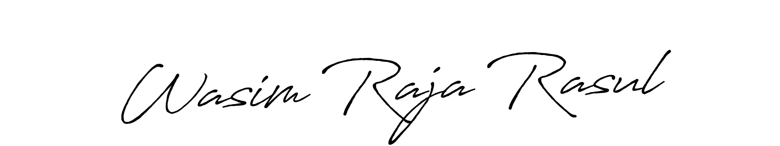 The best way (Antro_Vectra_Bolder) to make a short signature is to pick only two or three words in your name. The name Wasim Raja Rasul include a total of six letters. For converting this name. Wasim Raja Rasul signature style 7 images and pictures png
