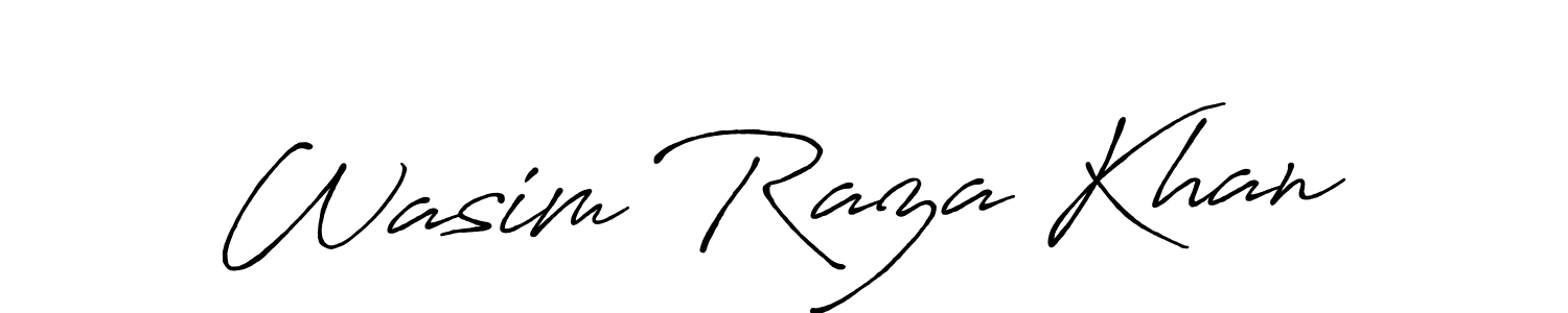 Also You can easily find your signature by using the search form. We will create Wasim Raza Khan name handwritten signature images for you free of cost using Antro_Vectra_Bolder sign style. Wasim Raza Khan signature style 7 images and pictures png