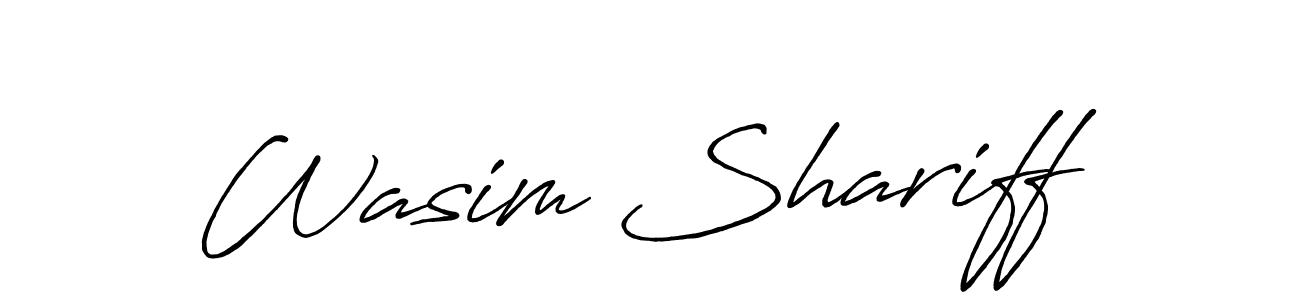 This is the best signature style for the Wasim Shariff name. Also you like these signature font (Antro_Vectra_Bolder). Mix name signature. Wasim Shariff signature style 7 images and pictures png