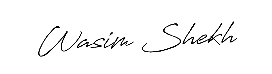 Best and Professional Signature Style for Wasim Shekh. Antro_Vectra_Bolder Best Signature Style Collection. Wasim Shekh signature style 7 images and pictures png