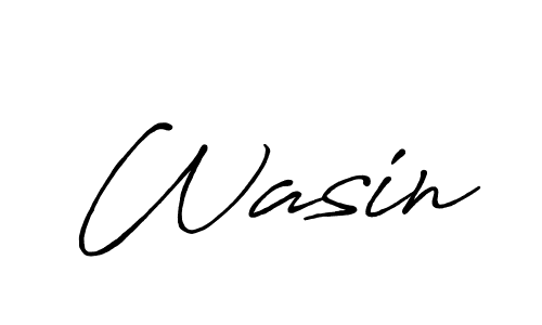 It looks lik you need a new signature style for name Wasin. Design unique handwritten (Antro_Vectra_Bolder) signature with our free signature maker in just a few clicks. Wasin signature style 7 images and pictures png