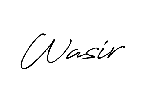 You should practise on your own different ways (Antro_Vectra_Bolder) to write your name (Wasir) in signature. don't let someone else do it for you. Wasir signature style 7 images and pictures png