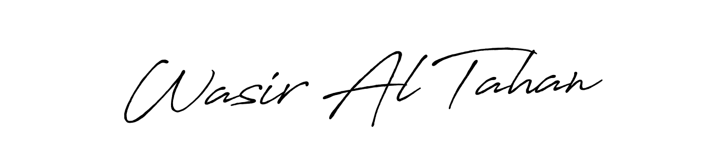 Once you've used our free online signature maker to create your best signature Antro_Vectra_Bolder style, it's time to enjoy all of the benefits that Wasir Al Tahan name signing documents. Wasir Al Tahan signature style 7 images and pictures png
