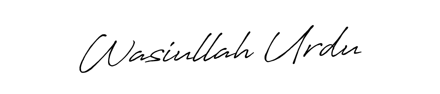 Also You can easily find your signature by using the search form. We will create Wasiullah Urdu name handwritten signature images for you free of cost using Antro_Vectra_Bolder sign style. Wasiullah Urdu signature style 7 images and pictures png