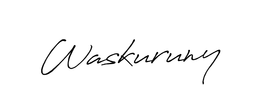 Antro_Vectra_Bolder is a professional signature style that is perfect for those who want to add a touch of class to their signature. It is also a great choice for those who want to make their signature more unique. Get Waskuruny name to fancy signature for free. Waskuruny signature style 7 images and pictures png