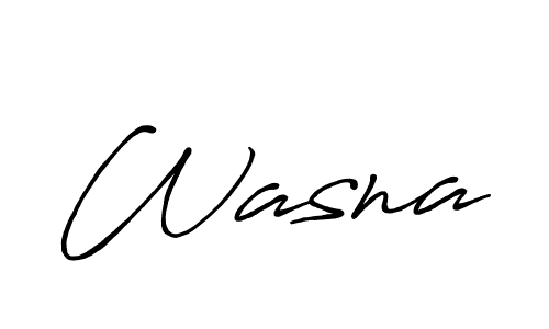 Here are the top 10 professional signature styles for the name Wasna. These are the best autograph styles you can use for your name. Wasna signature style 7 images and pictures png