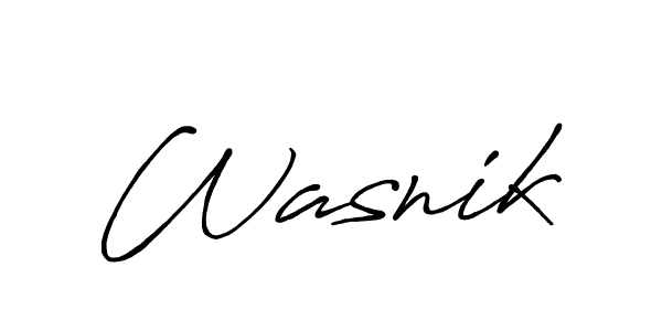 You can use this online signature creator to create a handwritten signature for the name Wasnik. This is the best online autograph maker. Wasnik signature style 7 images and pictures png