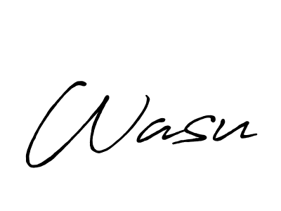 The best way (Antro_Vectra_Bolder) to make a short signature is to pick only two or three words in your name. The name Wasu include a total of six letters. For converting this name. Wasu signature style 7 images and pictures png