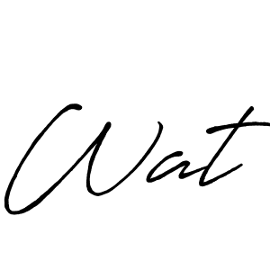 Here are the top 10 professional signature styles for the name Wat. These are the best autograph styles you can use for your name. Wat signature style 7 images and pictures png