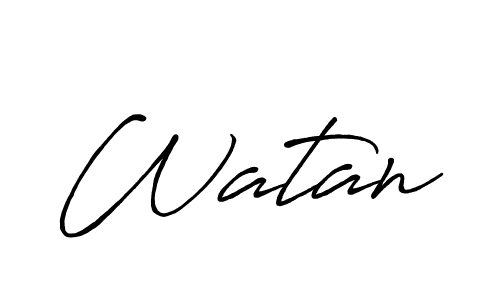 Similarly Antro_Vectra_Bolder is the best handwritten signature design. Signature creator online .You can use it as an online autograph creator for name Watan. Watan signature style 7 images and pictures png