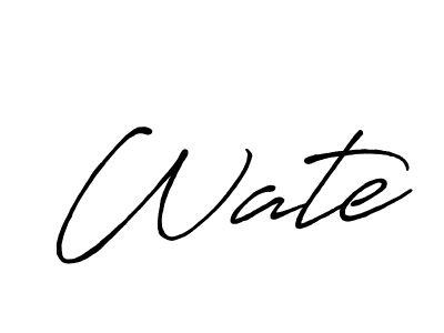 Best and Professional Signature Style for Wate. Antro_Vectra_Bolder Best Signature Style Collection. Wate signature style 7 images and pictures png