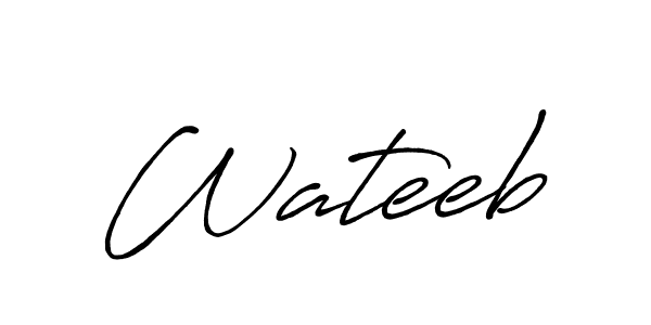 You should practise on your own different ways (Antro_Vectra_Bolder) to write your name (Wateeb) in signature. don't let someone else do it for you. Wateeb signature style 7 images and pictures png