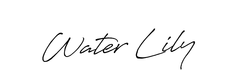 if you are searching for the best signature style for your name Water Lily. so please give up your signature search. here we have designed multiple signature styles  using Antro_Vectra_Bolder. Water Lily signature style 7 images and pictures png