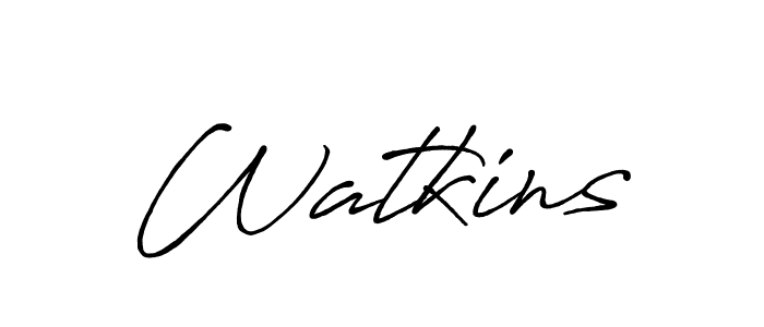 Watkins stylish signature style. Best Handwritten Sign (Antro_Vectra_Bolder) for my name. Handwritten Signature Collection Ideas for my name Watkins. Watkins signature style 7 images and pictures png