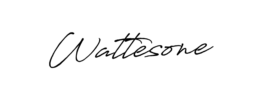 Wattesone stylish signature style. Best Handwritten Sign (Antro_Vectra_Bolder) for my name. Handwritten Signature Collection Ideas for my name Wattesone. Wattesone signature style 7 images and pictures png