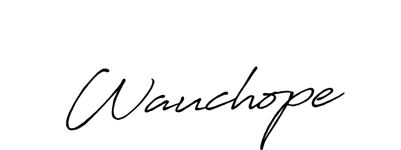 Best and Professional Signature Style for Wauchope. Antro_Vectra_Bolder Best Signature Style Collection. Wauchope signature style 7 images and pictures png