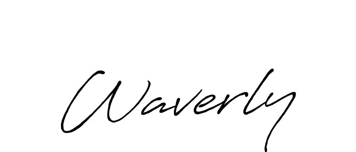 Make a beautiful signature design for name Waverly. With this signature (Antro_Vectra_Bolder) style, you can create a handwritten signature for free. Waverly signature style 7 images and pictures png