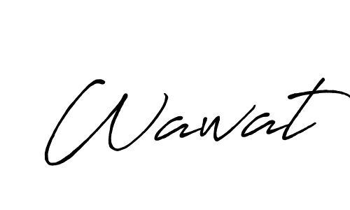 Best and Professional Signature Style for Wawat. Antro_Vectra_Bolder Best Signature Style Collection. Wawat signature style 7 images and pictures png