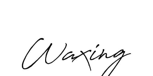 How to make Waxing name signature. Use Antro_Vectra_Bolder style for creating short signs online. This is the latest handwritten sign. Waxing signature style 7 images and pictures png