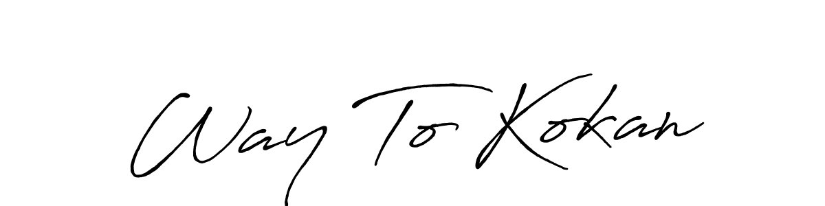 You should practise on your own different ways (Antro_Vectra_Bolder) to write your name (Way To Kokan) in signature. don't let someone else do it for you. Way To Kokan signature style 7 images and pictures png
