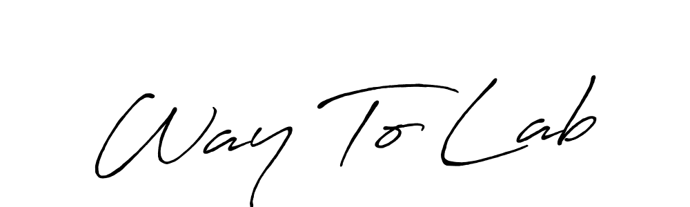 How to Draw Way To Lab signature style? Antro_Vectra_Bolder is a latest design signature styles for name Way To Lab. Way To Lab signature style 7 images and pictures png
