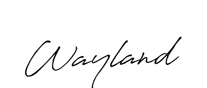 The best way (Antro_Vectra_Bolder) to make a short signature is to pick only two or three words in your name. The name Wayland include a total of six letters. For converting this name. Wayland signature style 7 images and pictures png