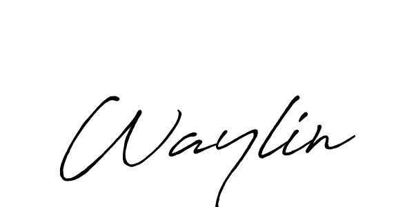 It looks lik you need a new signature style for name Waylin. Design unique handwritten (Antro_Vectra_Bolder) signature with our free signature maker in just a few clicks. Waylin signature style 7 images and pictures png