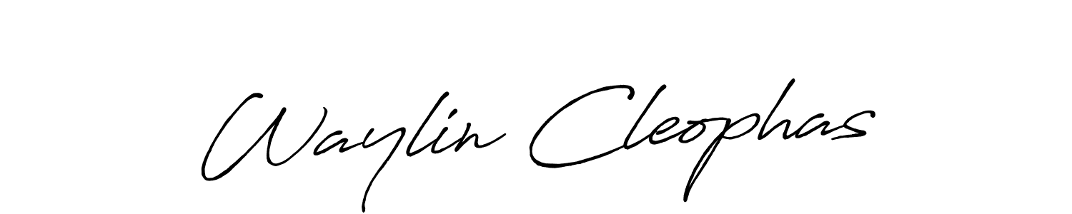 Make a beautiful signature design for name Waylin Cleophas. Use this online signature maker to create a handwritten signature for free. Waylin Cleophas signature style 7 images and pictures png