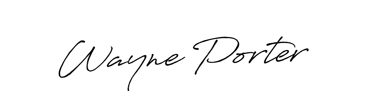 The best way (Antro_Vectra_Bolder) to make a short signature is to pick only two or three words in your name. The name Wayne Porter include a total of six letters. For converting this name. Wayne Porter signature style 7 images and pictures png