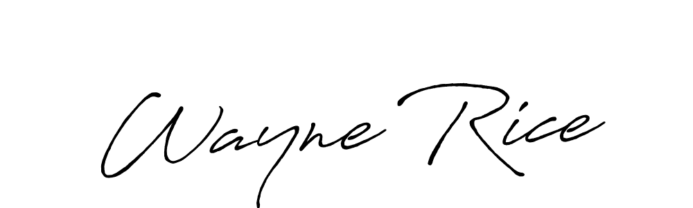 Once you've used our free online signature maker to create your best signature Antro_Vectra_Bolder style, it's time to enjoy all of the benefits that Wayne Rice name signing documents. Wayne Rice signature style 7 images and pictures png