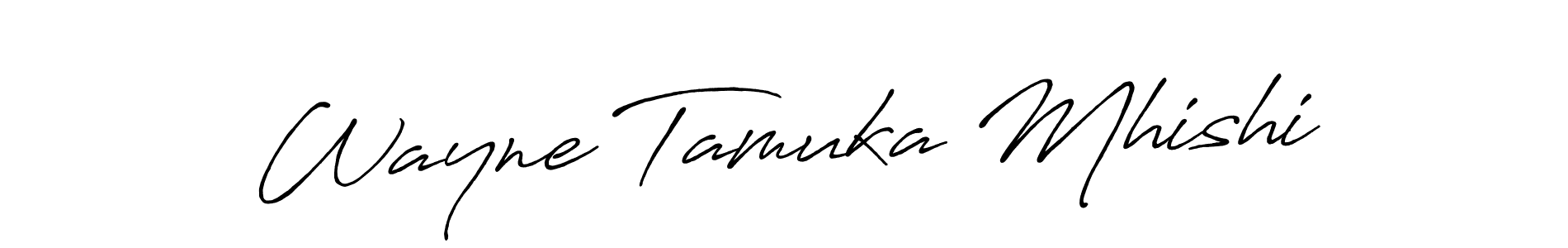 Make a short Wayne Tamuka Mhishi signature style. Manage your documents anywhere anytime using Antro_Vectra_Bolder. Create and add eSignatures, submit forms, share and send files easily. Wayne Tamuka Mhishi signature style 7 images and pictures png