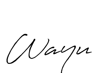 Once you've used our free online signature maker to create your best signature Antro_Vectra_Bolder style, it's time to enjoy all of the benefits that Wayu name signing documents. Wayu signature style 7 images and pictures png