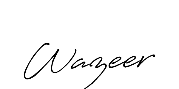 if you are searching for the best signature style for your name Wazeer. so please give up your signature search. here we have designed multiple signature styles  using Antro_Vectra_Bolder. Wazeer signature style 7 images and pictures png