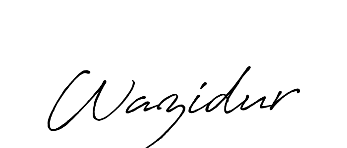 Make a beautiful signature design for name Wazidur. Use this online signature maker to create a handwritten signature for free. Wazidur signature style 7 images and pictures png