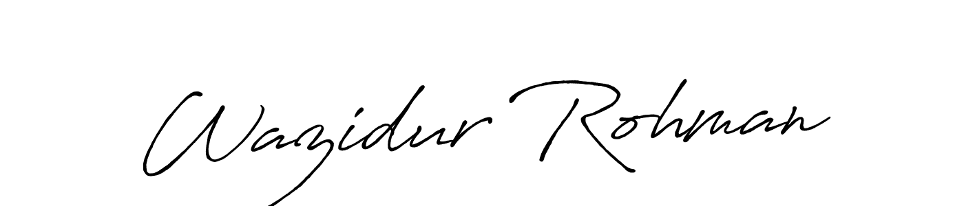 Similarly Antro_Vectra_Bolder is the best handwritten signature design. Signature creator online .You can use it as an online autograph creator for name Wazidur Rohman. Wazidur Rohman signature style 7 images and pictures png