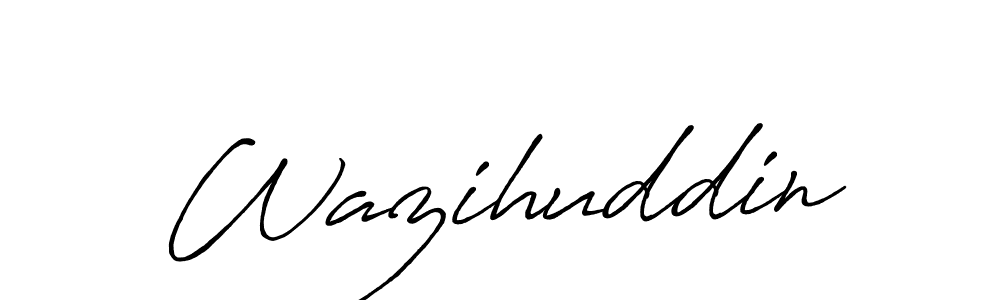 You should practise on your own different ways (Antro_Vectra_Bolder) to write your name (Wazihuddin) in signature. don't let someone else do it for you. Wazihuddin signature style 7 images and pictures png
