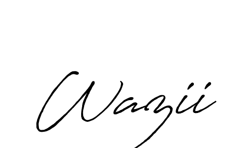 Antro_Vectra_Bolder is a professional signature style that is perfect for those who want to add a touch of class to their signature. It is also a great choice for those who want to make their signature more unique. Get Wazii name to fancy signature for free. Wazii signature style 7 images and pictures png