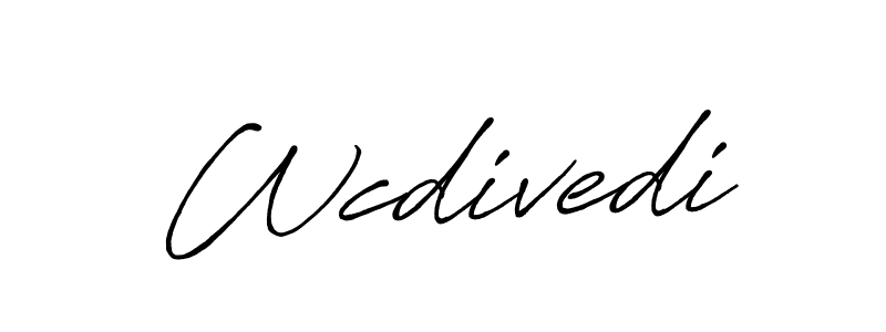 if you are searching for the best signature style for your name Wcdivedi. so please give up your signature search. here we have designed multiple signature styles  using Antro_Vectra_Bolder. Wcdivedi signature style 7 images and pictures png