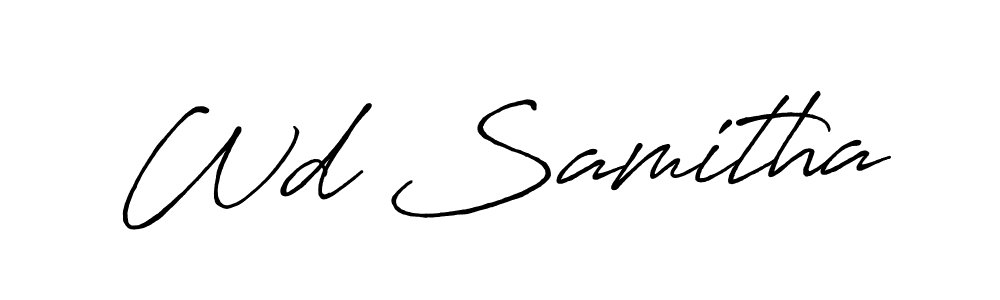 You should practise on your own different ways (Antro_Vectra_Bolder) to write your name (Wd Samitha) in signature. don't let someone else do it for you. Wd Samitha signature style 7 images and pictures png