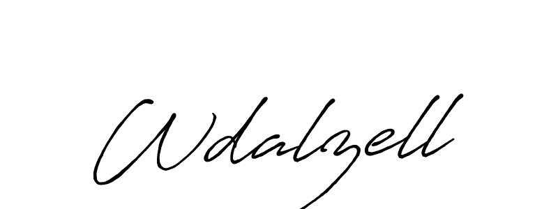 Wdalzell stylish signature style. Best Handwritten Sign (Antro_Vectra_Bolder) for my name. Handwritten Signature Collection Ideas for my name Wdalzell. Wdalzell signature style 7 images and pictures png