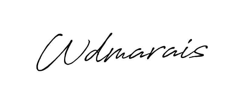 Once you've used our free online signature maker to create your best signature Antro_Vectra_Bolder style, it's time to enjoy all of the benefits that Wdmarais name signing documents. Wdmarais signature style 7 images and pictures png