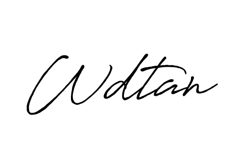 How to Draw Wdtan signature style? Antro_Vectra_Bolder is a latest design signature styles for name Wdtan. Wdtan signature style 7 images and pictures png