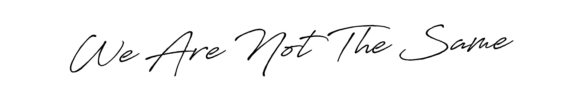 Similarly Antro_Vectra_Bolder is the best handwritten signature design. Signature creator online .You can use it as an online autograph creator for name We Are Not The Same. We Are Not The Same signature style 7 images and pictures png