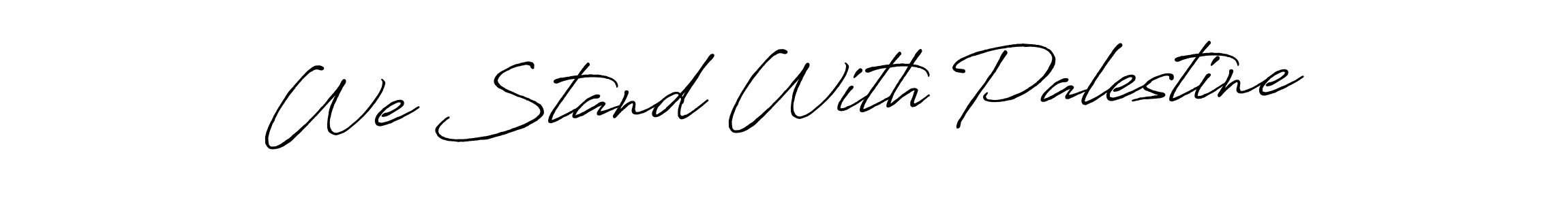Create a beautiful signature design for name We Stand With Palestine. With this signature (Antro_Vectra_Bolder) fonts, you can make a handwritten signature for free. We Stand With Palestine signature style 7 images and pictures png