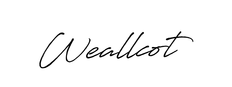 Design your own signature with our free online signature maker. With this signature software, you can create a handwritten (Antro_Vectra_Bolder) signature for name Weallcot. Weallcot signature style 7 images and pictures png