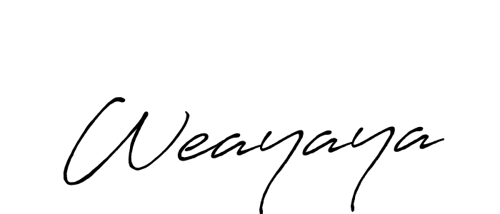 Antro_Vectra_Bolder is a professional signature style that is perfect for those who want to add a touch of class to their signature. It is also a great choice for those who want to make their signature more unique. Get Weayaya name to fancy signature for free. Weayaya signature style 7 images and pictures png
